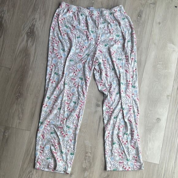 Kim Rogers Candy Cane Holiday Sleep Pants Size Medium - Picture 1 of 3